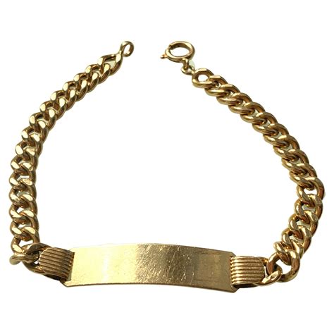 italy 750 gold bracelet